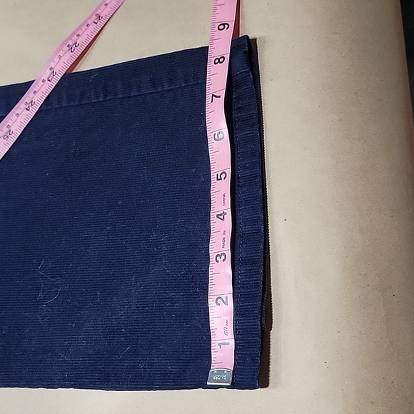 Loft Size 6 P Dark Blue Corduory "Original Boot" Jean Style Pants, Exc Used Cond - Picture 11 of 13
